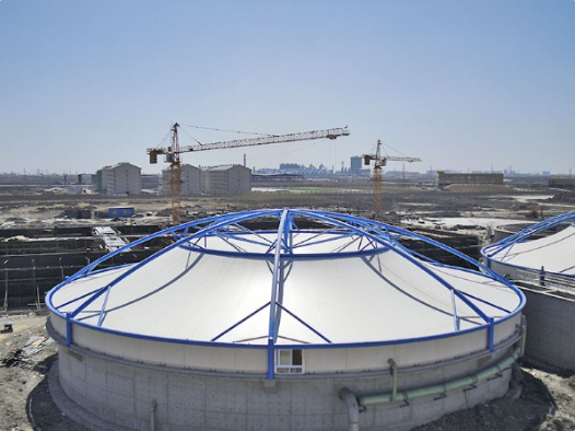 清远市污水池加盖膜结构体育看台 - 价格